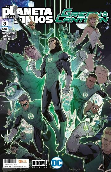 Green Lantern/El Planeta de los Simios núm. 03 (de 6) | 9788417206369 | Jordan, Justin/Thompson, Robbie/Tobar Pastor, Felip | Llibreria online de Figueres i Empordà