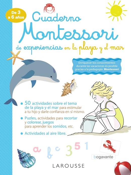 Cuaderno Montessori de experiencias en la playa y el mar | 9788418100338 | Larousse Editorial | Librería online de Figueres / Empordà