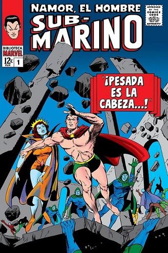 BIBLIOTECA MARVEL NAMOR, EL HOMBRE SUBMARINO #01 1965-66 | 9788411508506 | Lee, Stan / Colan, Gene | Llibreria online de Figueres i Empordà