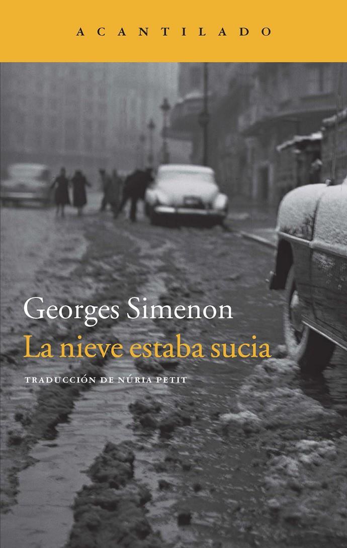 La nieve estaba sucia | 9788416011032 | Simenon, Georges | Librería online de Figueres / Empordà