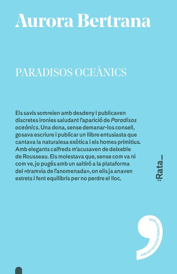 Paradisos oceànics | 9788416738335 | Aurora Bertrana | Llibreria online de Figueres i Empordà