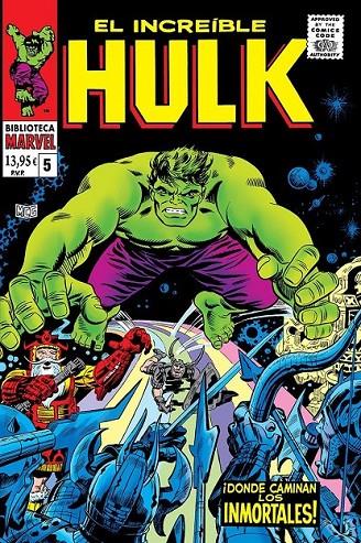 BIBLIOTECA MARVEL EL INCREÍBLE HULK #05 DE 1968 A 1968 | 9788410516083 | Lee, Stan / Severin, Marie | Llibreria online de Figueres i Empordà