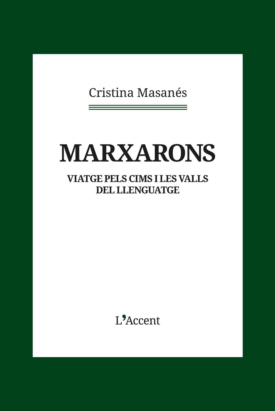 Marxarons | 9788418680434 | Masanés, Cristina | Librería online de Figueres / Empordà