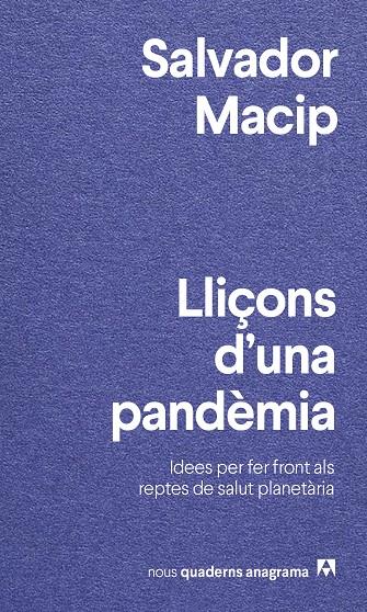 Lliçons d'una pandèmia | 9788433916501 | Macip, Salvador | Librería online de Figueres / Empordà