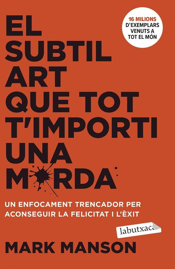 El subtil art que tot t'importi una merda | 9788419971616 | Manson, Mark | Llibreria online de Figueres i Empordà