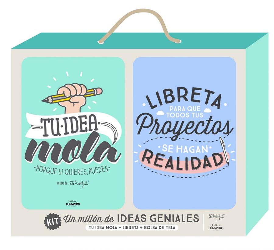 Kit Un millón de ideas geniales | 9788416489206 | Mr. Wonderful | Llibreria online de Figueres i Empordà