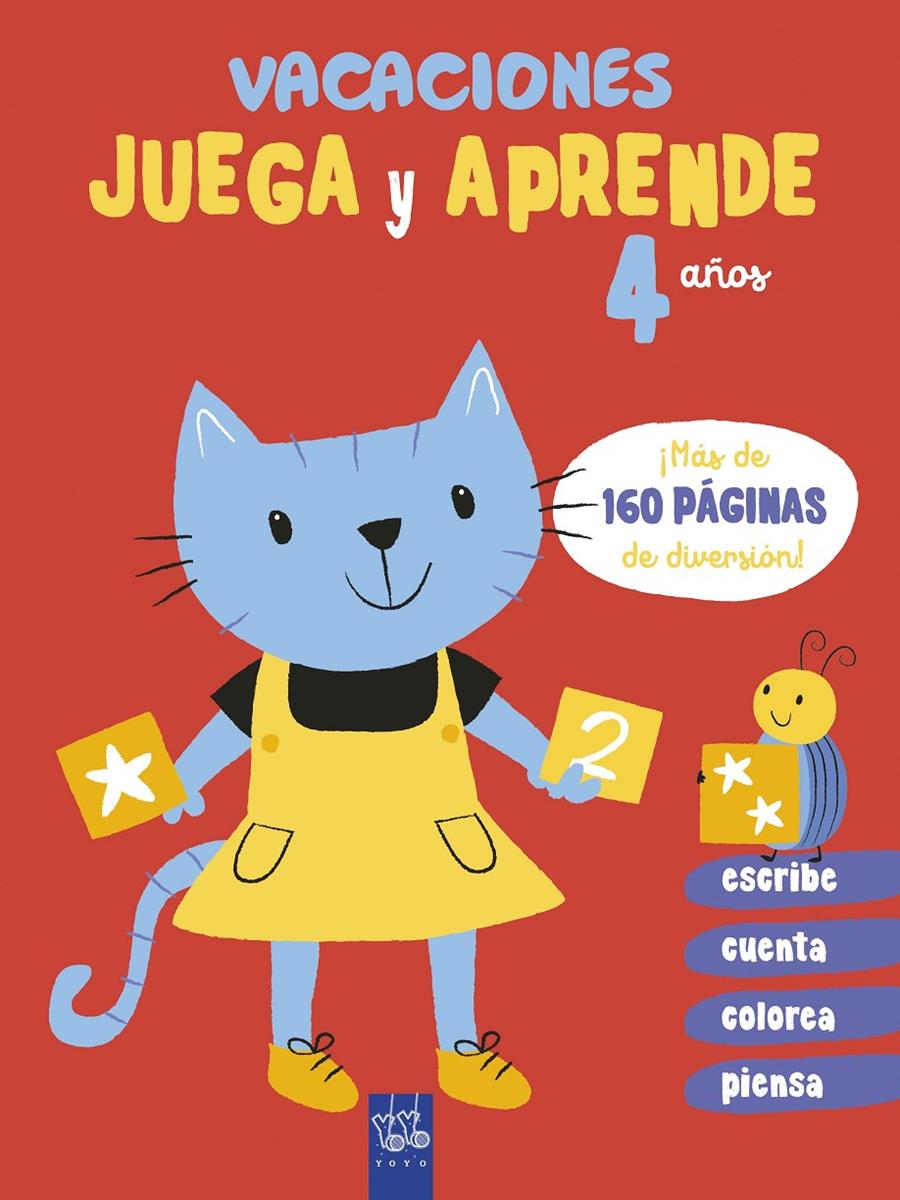 Vacaciones. Juega y aprende. 4 años | 9788408206064 | YOYO | Llibreria online de Figueres i Empordà