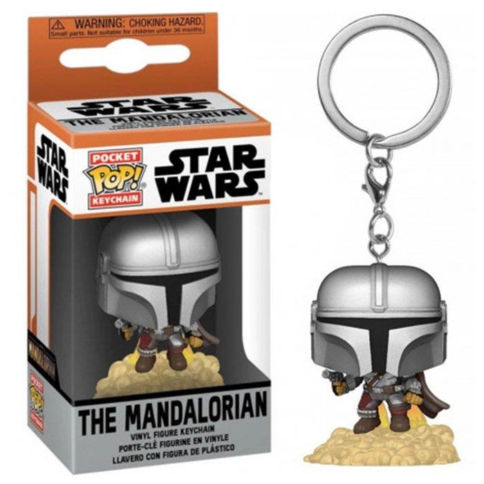 FUNKO POP LLAVERO STAR WARS THE MANDALORIAN MANDO | 889698530460 | Llibreria online de Figueres i Empordà