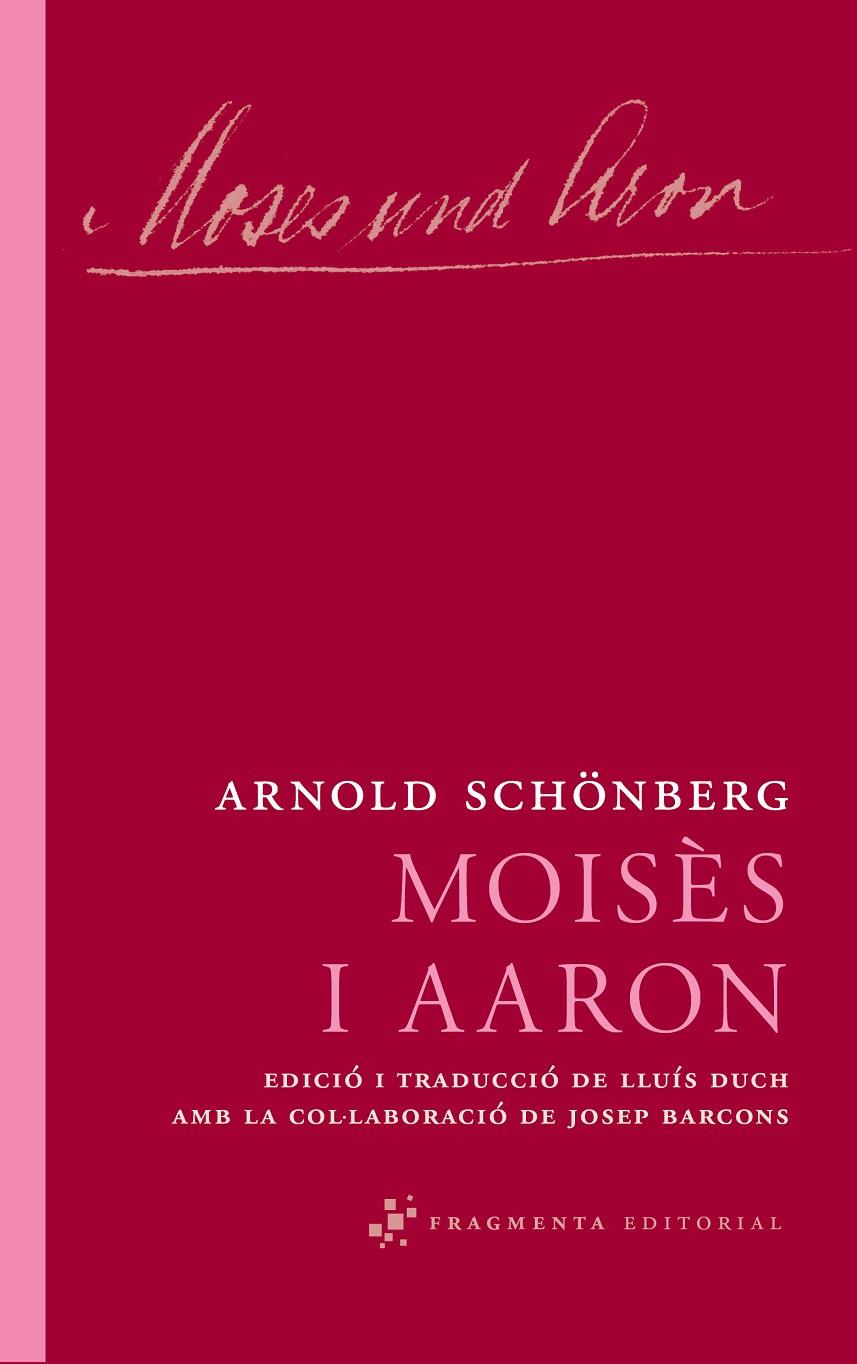 Moisès i Aaron | 9788492416639 | Schönberg, Arnold | Llibreria online de Figueres i Empordà