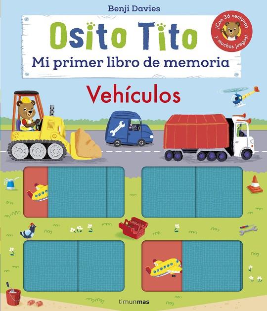 Osito Tito. Mi primer libro de memoria. Vehículos | 9788408256182 | Davies, Benji | Llibreria online de Figueres i Empordà