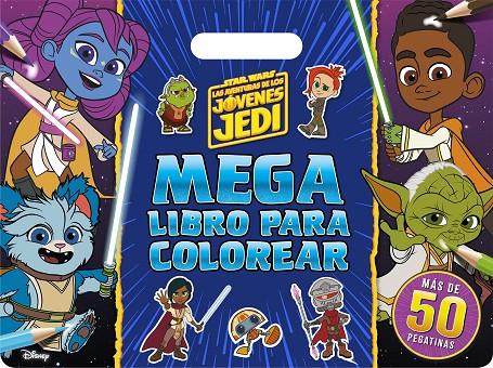 Star Wars. Las aventuras de los jóvenes Jedi. Megalibro para colorear | 9788408283096 | Star Wars | Librería online de Figueres / Empordà