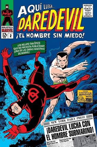 Biblioteca Marvel: Daredevil #02. 1965-66 | 9788411507516 | Lee, Stan / Wood, Wally / Kirby, Jack / Powell, Bob / Romita, John | Llibreria online de Figueres i Empordà