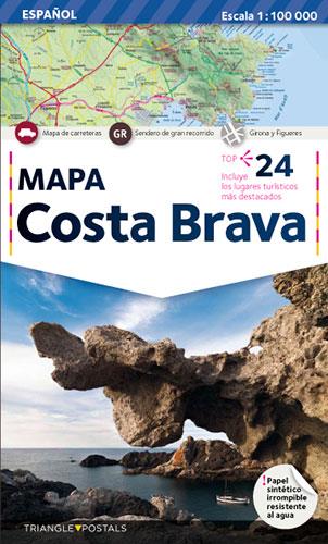 Costa Brava, mapa (ESP) | 9788484781523 | Varios autores | Llibreria online de Figueres i Empordà