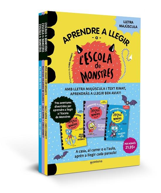 Aprendre a llegir a l'Escola de Monstres - Pack amb els llibres 4, 5 i 6 (PAL) | 9788410298675 | Rippin, Sally | Llibreria online de Figueres i Empordà