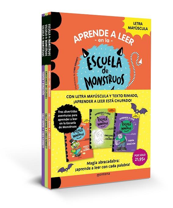 Aprender a leer en la Escuela de Monstruos - Pack con los libros 7, 8 y 9 (PAL) | 9788410298682 | Rippin, Sally | Llibreria online de Figueres i Empordà