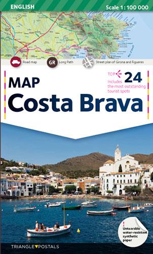 Costa Brava, map (ENG) | 9788484781530 | Varios autores | Llibreria online de Figueres i Empordà