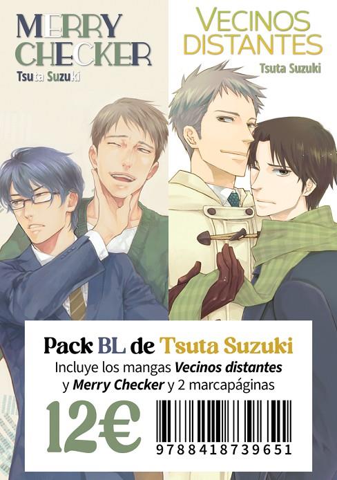 Pack BL Tsuta Suzuki (Merry checker + Vecinos distantes) | 9788418739651 | Suzuki, Tsuta  | Llibreria online de Figueres i Empordà