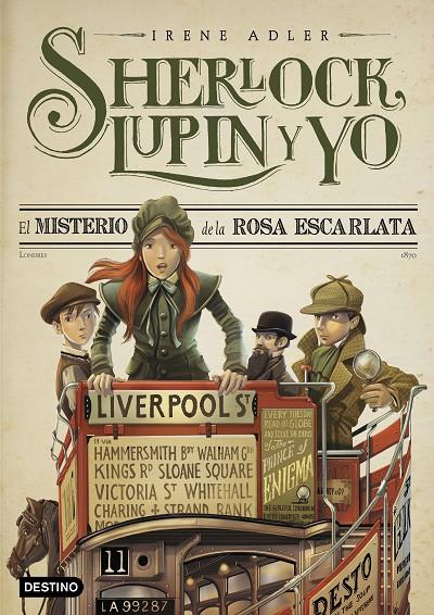 Sherlock, Lupin y yo #03. El misterio de la Rosa Escarlata. Nueva presentación | 9788408262572 | Adler, Irene | Llibreria online de Figueres i Empordà