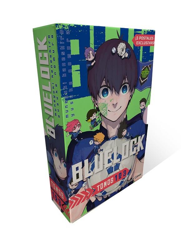 Shonen Starter Set Blue Lock nº 1+2+3 | 9788411610346 | Kaneshiro, Muneyuki | Llibreria online de Figueres i Empordà