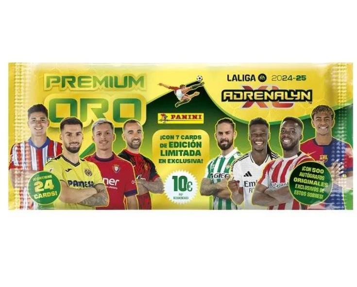 SOBRE PREMIUM ORO ADRENALYN XL 2024-25 - LALIGA EA SPORTS 2024/25 | 8424248924140 | Librería online de Figueres / Empordà