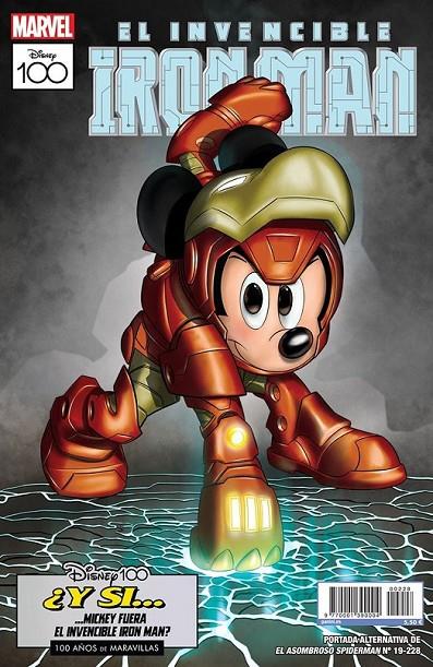 SPIDERMAN VOL 2 #228 EL ASOMBROSO SPIDERMAN 19 PORTADA ALTERNATIVA DISNEY 100 - EL INVENCIBLE IRON MAN | 977000139000400228 | ZEB WELLS - ED MCGUINNESS | Llibreria online de Figueres i Empordà