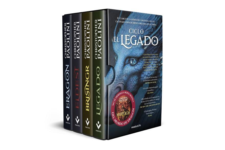 Ciclo El Legado (edición estuche con: Eragon | Eldest | Brisingr | Legado) | 9788419498526 | Paolini, Christopher | Librería online de Figueres / Empordà