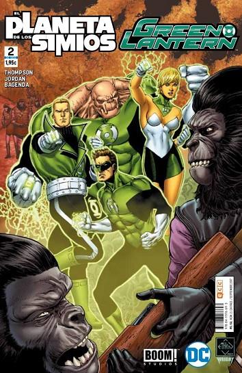 Green Lantern/El Planeta de los Simios núm. 02 (de 6) | 9788417176693 | Jordan, Justin/Thompson, Robbie/Tobar Pastor, Felip | Llibreria online de Figueres i Empordà