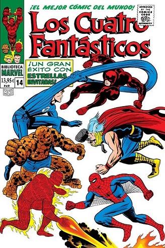 BIBLIOTECA MARVEL LOS 4 FANTÁSTICOS #14 DE 1967 A 1968 | 9788410518278 | Lee, Stan / Kirby, Jack | Librería online de Figueres / Empordà