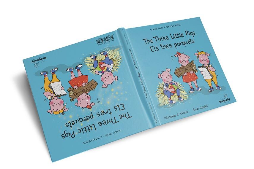 Els tres porquets / The Three Little Pigs - Conte Clàssic i Màgic - Classic & Magic | 9788409659340 | Gallardo Sánchez, Pedro/Calafell i Serra, Roser | Librería online de Figueres / Empordà