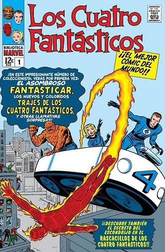 Biblioteca Marvel: Los Cuatro Fantásticos #01. 1961-62: fantastic four 1-6 usa | 9788411501064 | Varios autores | Llibreria online de Figueres i Empordà