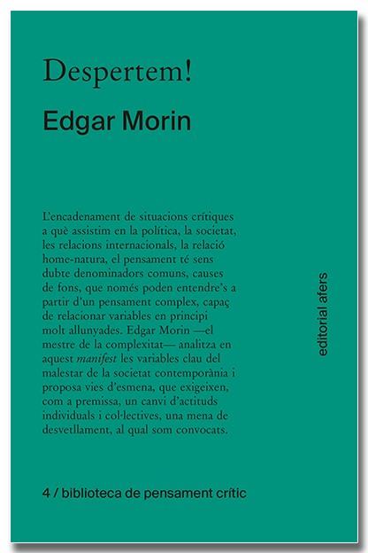 Despertem! | 9788418618406 | Morin, Edgar | Llibreria online de Figueres i Empordà