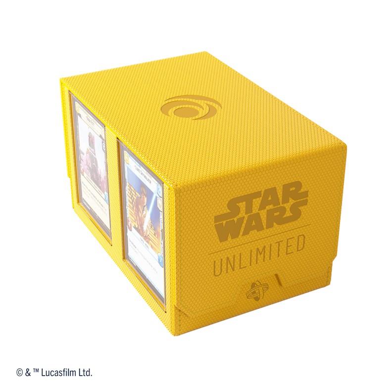 STAR WARS: UNLIMITED DOUBLE DECK POD YELLOW | 4251715413883 | Llibreria online de Figueres i Empordà