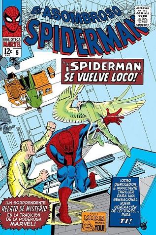 Biblioteca Marvel: El Asombroso Spiderman #05. 1965 | 9788411507530 | Lee, Stan / Ditko, Steve | Llibreria online de Figueres i Empordà